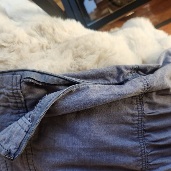 Blue Ruffle Skirt - Picture 3 of 4